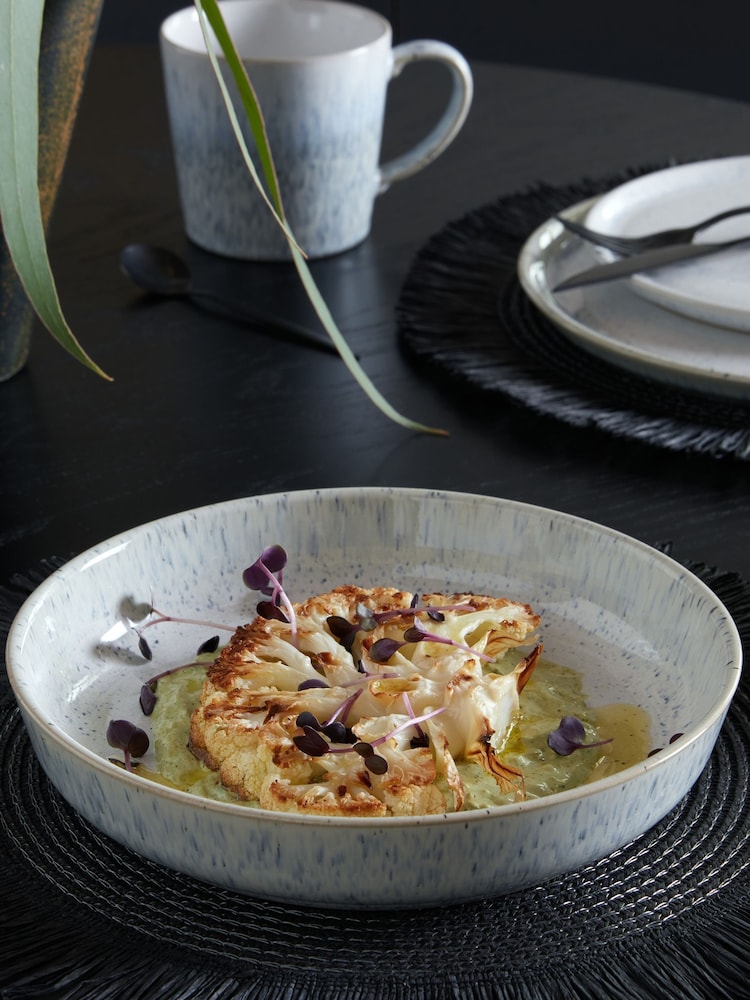 Denby Set of 4 White Aurora Pasta Bowls - Image 1 of 4