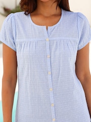 Aspiga Lisbon Stripe Dobby Cotton Blouse - Bild 4 von 5