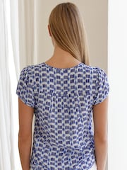 Aspiga Blue Lisbon Viscose Crinkle Blouse - Image 3 of 4