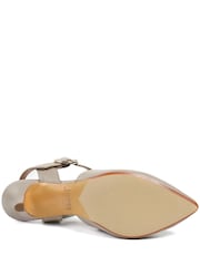 Jones Bootmaker Beige Yohanna Leather Court Shoes - Image 5 of 5