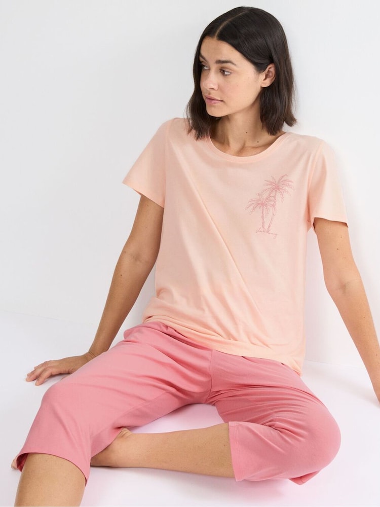Triumph Pink Pyjamas Set - Image 1 of 5