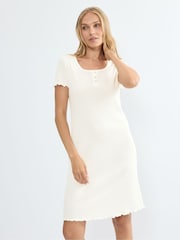 Triumph Mix & Match Pointelle Short Sleeved Nightdress - 圖片 4/5