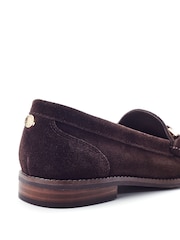 Moda in Pelle Brown Emella Smart Snaffle Trim Loafers - Image 4 of 4