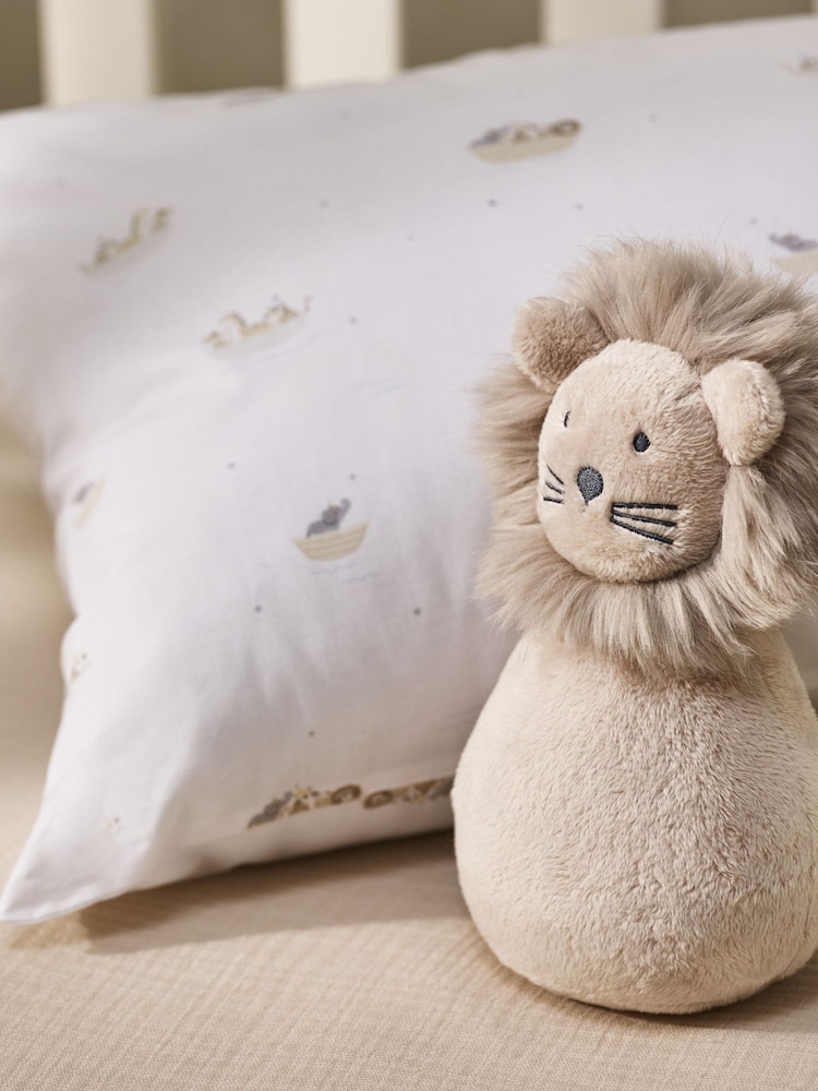 The White Company Natural Rocking Lenny Lion - Image 2 of 4