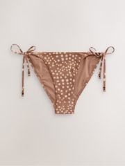 Bambi Print Tie Side Bikini Bottoms - Image 6 of 8