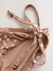 Bambi Print Tie Side Bikini Bottoms - Image 7 of 8