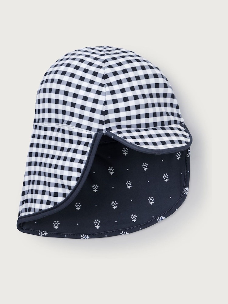 The White Company White Daisy Reversible Swim Hat - Image 1 of 2