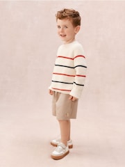 The White Company White Cotton Stripe Jumper - Image 3 of 5