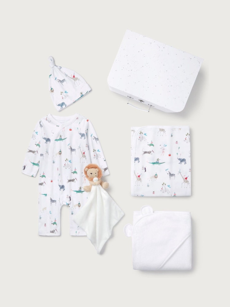 The White Company White Cotton Party Animals Luxury Gift Set - Image 4 of 4 The White Company White Cotton Party Animals Luxury Gift Set - Image 4 of 4