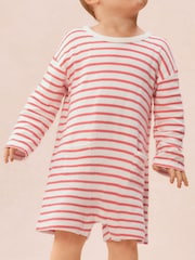 The White Company Baby Cotton Sun Sand Little Surfer Romper - Imagen 3 de 4