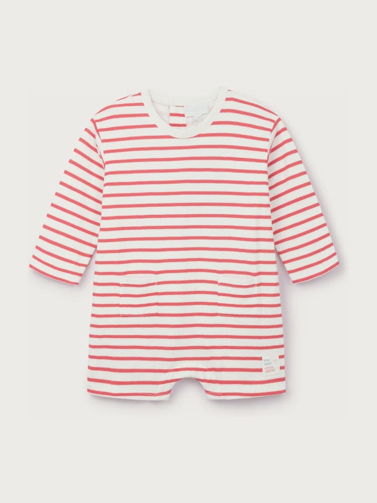 The White Company Baby Cotton Sun Sand Little Surfer Romper - Imagen 4 de 4
