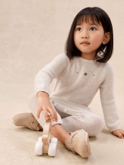 The White Company Cream Bear Romper With Cashmere - Image 2 of 5