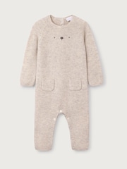 The White Company Cream Bear Romper With Cashmere - Image 5 of 5