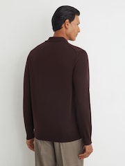 Reiss Trafford Merino Wool Langermet Poloskjorter - Bilde 5 av 6