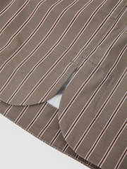 Reiss Taupe Brown Victor Stripe Drawstring Shorts - Image 6 of 6