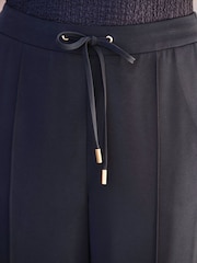 Sosandar Blue Side Stripe Tapered Trousers - Image 5 of 5