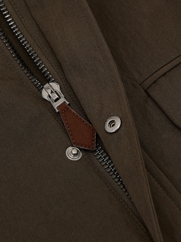 Reiss Brown Presh Jacket - Image 6 of 6