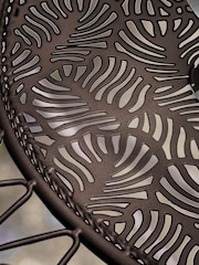 Gallery Home Black Brighton Garden 2 Seater Bistro Set - Image 3 of 4