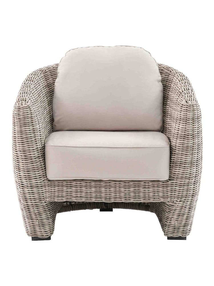 Gallery Home Grey Palermo Garden Armchair - Image 6 of 6 Gallery Home Grey Palermo Garden Armchair - Image 6 of 6