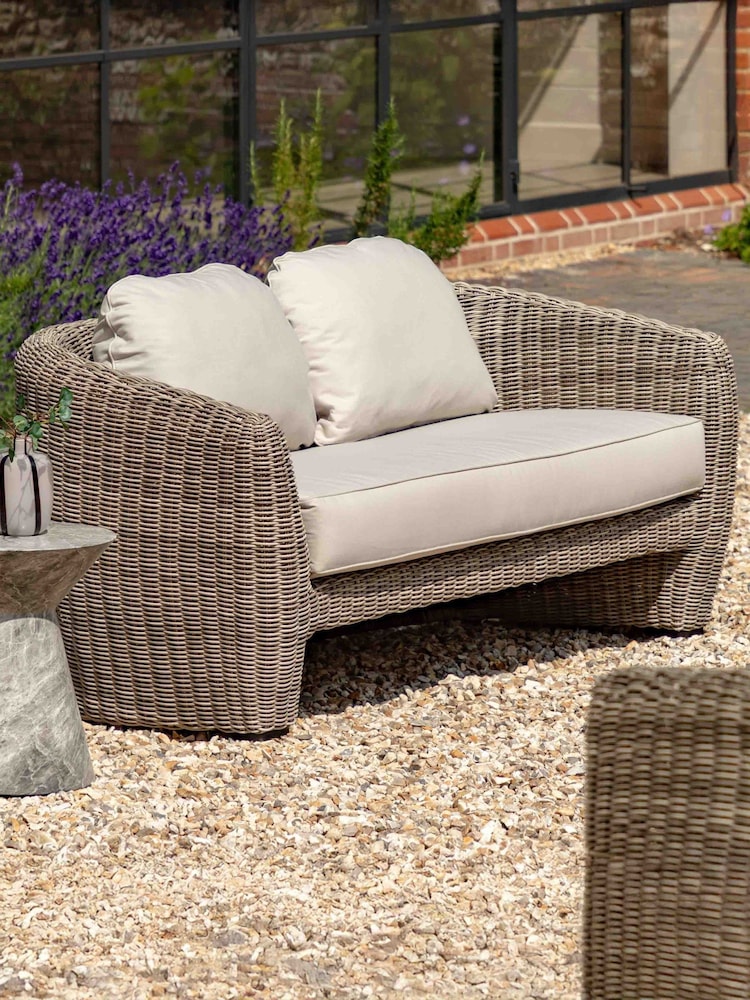 Gallery Home Grey Palermo Garden 2 Seater Sofa - Image 1 of 6 Gallery Home Grey Palermo Garden 2 Seater Sofa - Image 1 of 6