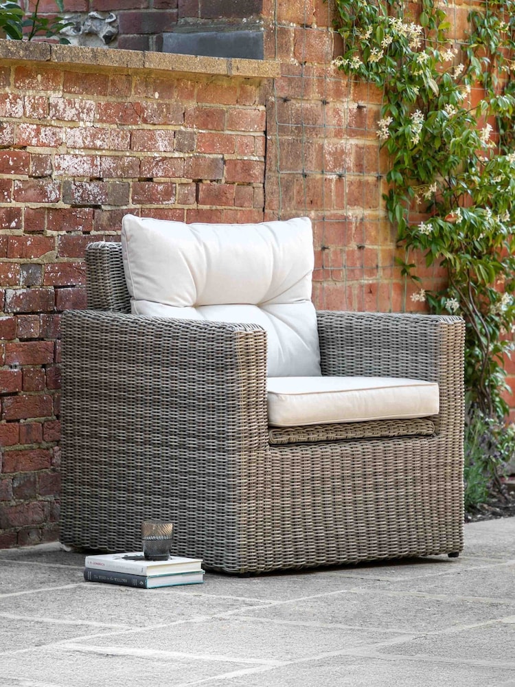 Gallery Home Grey Paris Garden Storage Armchair - Image 1 of 6