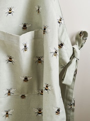 Sophie Allport Pale Green Bees Apron - Image 3 of 3