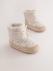 Borg neutral - Pantuflas estilo botas - Imagen 1 de 5
