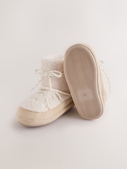 Borg neutral - Pantuflas estilo botas - Imagen 3 de 5