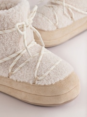 Borg neutral - Pantuflas estilo botas - Imagen 4 de 5