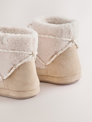 Borg neutral - Pantuflas estilo botas - Imagen 5 de 5