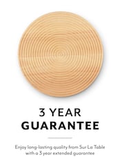 Sur La Table Natural Wood Round Large Chopping Board - Image 3 of 5