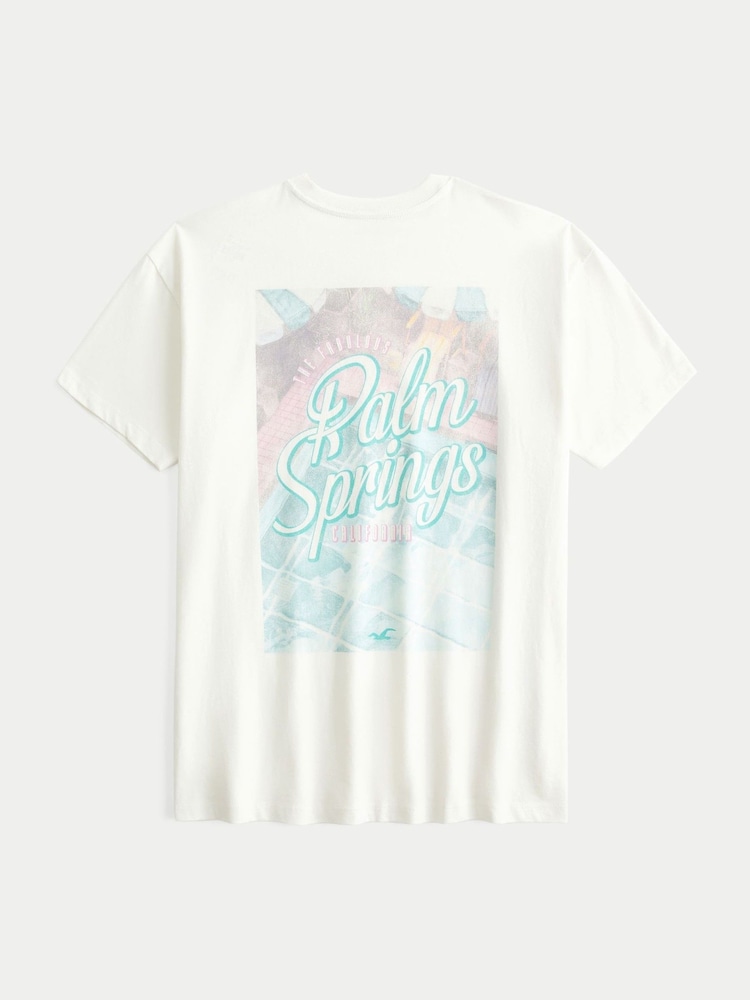 Hollister White T-Shirt - Image 5 of 5