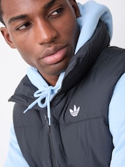 adidas Originals Black Down Regen Puffer Gilets - Image 4 of 5