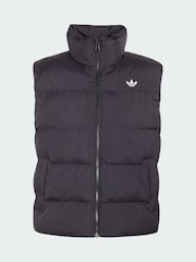 adidas Originals Black Down Regen Puffer Gilets - Image 5 of 5