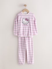 Ecru/Pink Striped Hello Kitty Cosy Pyjamas (3-16yrs) - Image 1 of 4