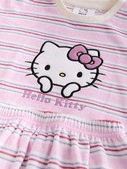 Ecru/Pink Striped Hello Kitty Cosy Pyjamas (3-16yrs) - Image 4 of 4