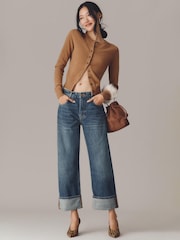 Anthropologie Pilcro Boyfriend Mid Rise Relaxed Blue Jeans - Image 1 of 3