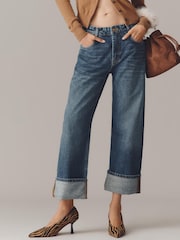 Anthropologie Pilcro Boyfriend Mid Rise Relaxed Blue Jeans - Image 2 of 3