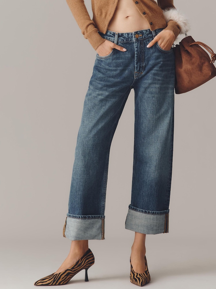 Anthropologie Pilcro Boyfriend Mid Rise Relaxed Blue Jeans - Image 2 of 3