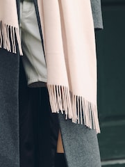 Açıq Çəhrayı - Ortaçəkili Scarf - 8şəkildən 5 şəkil