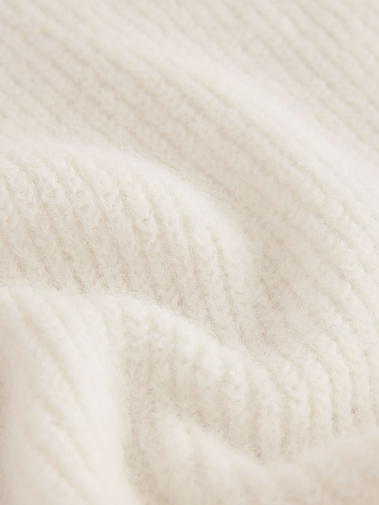Cream Tie Back Knitted Tank Top - Image 7 of 7