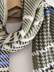 Monochrome Check - Ortaçəkili Scarf - 7şəkildən 6 şəkil