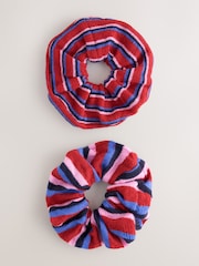 Multi Velvet Scrunchie 2PK - Image 1 of 5