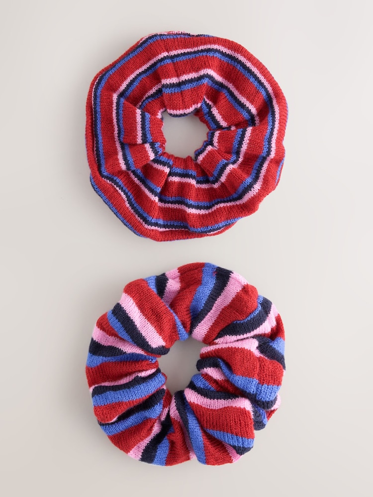 Multi Velvet Scrunchie 2PK - Image 1 of 5