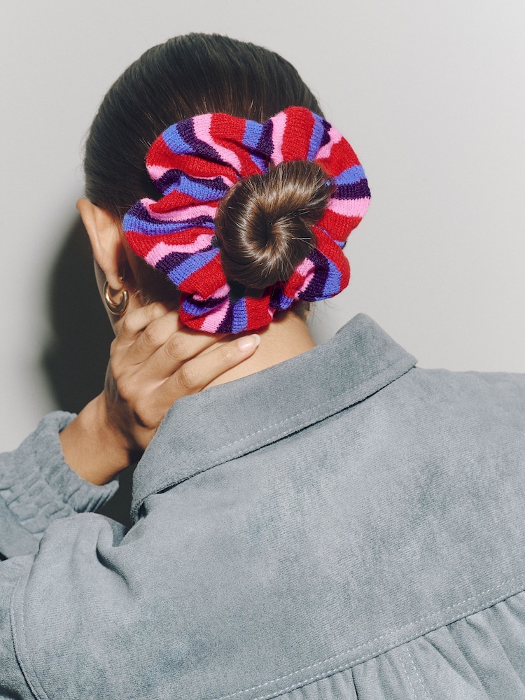 Multi Velvet Scrunchie 2PK - Image 2 of 5