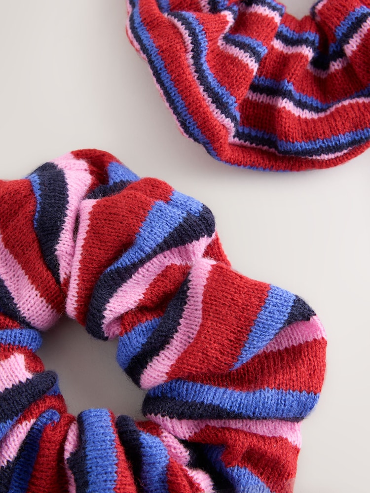 Multi Velvet Scrunchie 2PK - Image 5 of 5