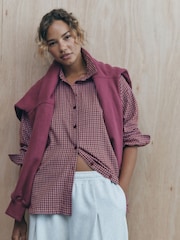 self. Red Check Shirt - Image 1 of 6