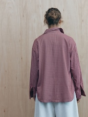 self. Red Check Shirt - Image 4 of 6