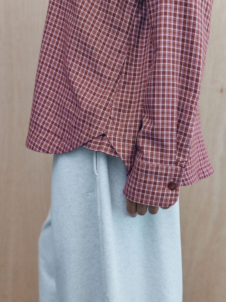 self. Red Check Shirt - Image 6 of 6