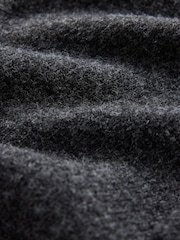 Charcoal Grey Tie Neck Knitted Tank Top - Image 8 of 8